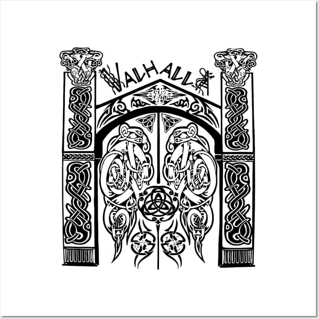 Gates of Valhalla Wall Art by Lamink